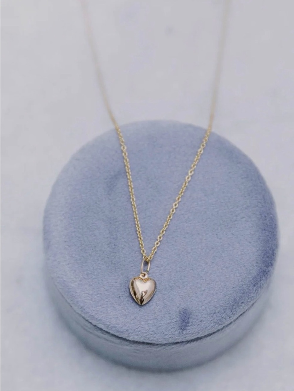 Gold Heart Pendant Necklace - Women Jewelry